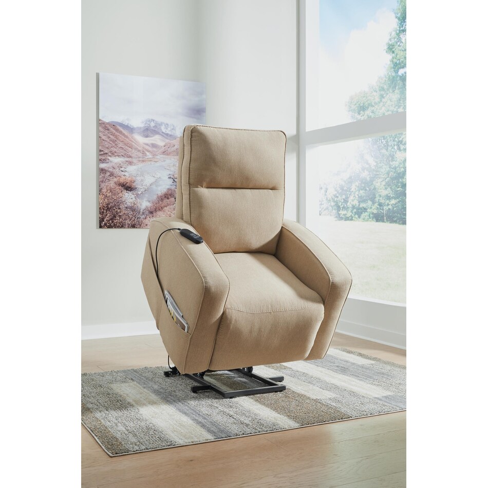 starganza taupe lift recliner   