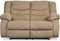 stark mocha reclining loveseat   