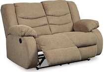 stark mocha reclining loveseat   