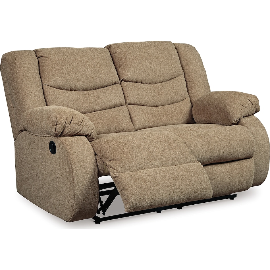 stark mocha reclining loveseat   