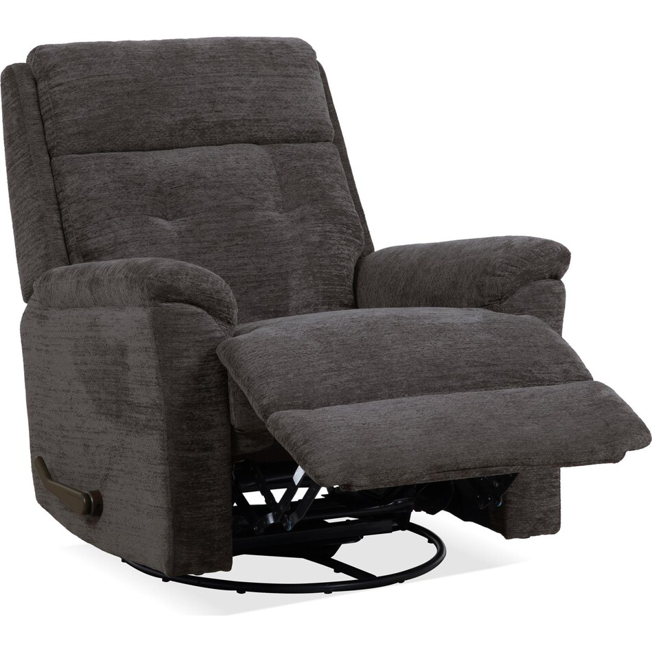 stassi steel swivel glider recliner   