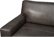 steven grey leather chair   