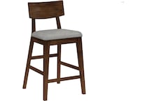 stockholm warm brown counter chair   