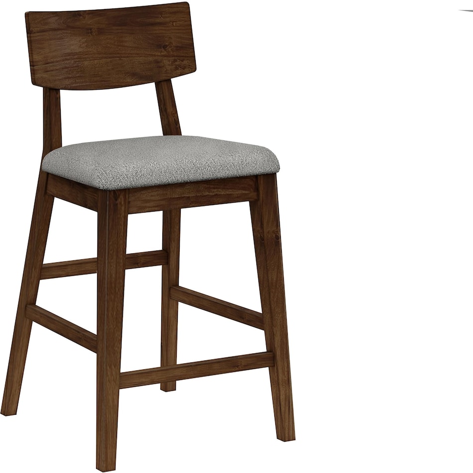 stockholm warm brown counter chair   