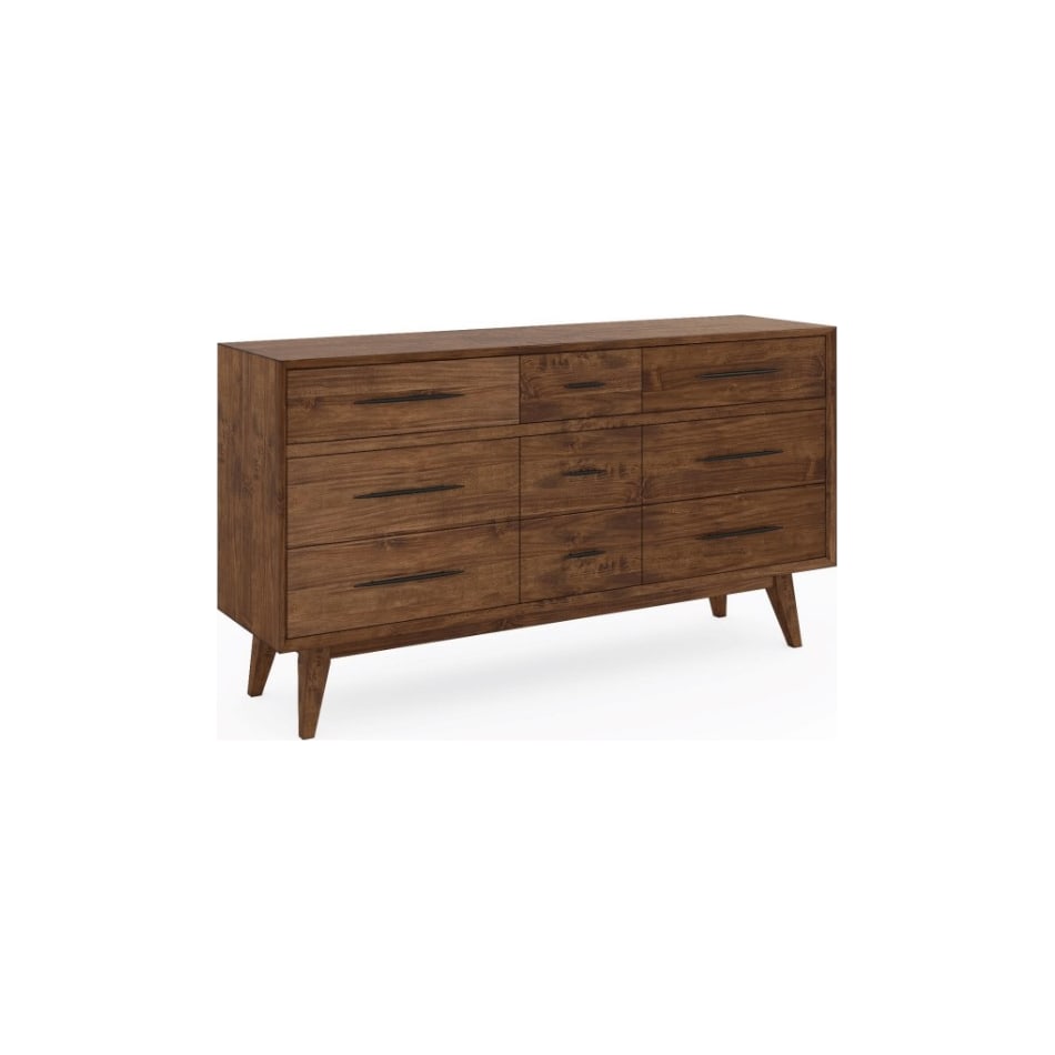 stockholm warm brown dresser   