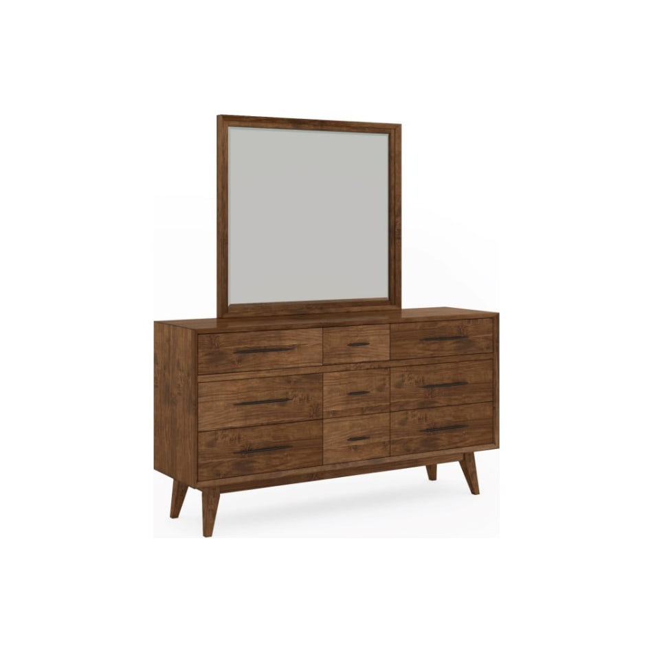 stockholm warm brown mirror   