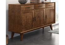 stockholm warm brown sideboard server   