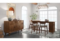 stockholm warm brown sideboard server   