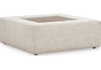 stonecraft manor snowstone ottoman   