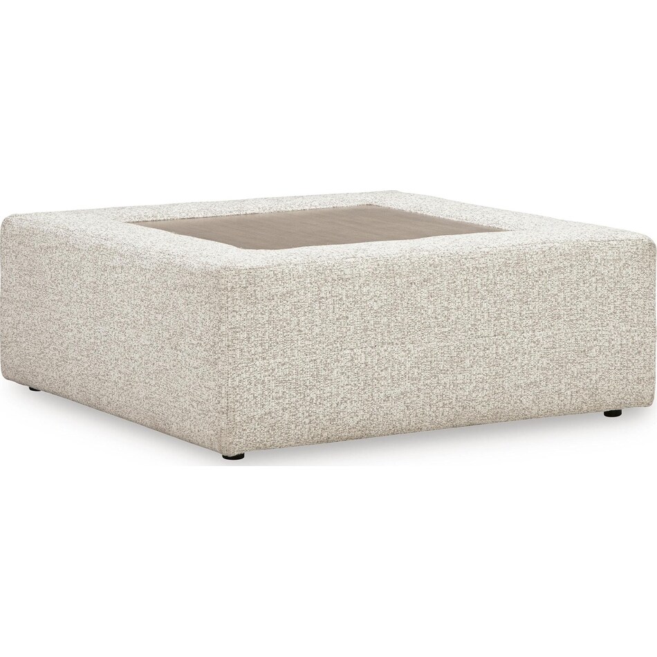 stonecraft manor snowstone ottoman   