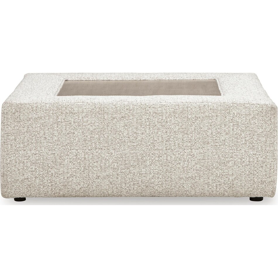 stonecraft manor snowstone ottoman   