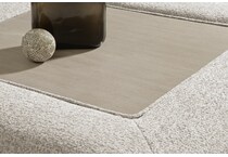 stonecraft manor snowstone ottoman   