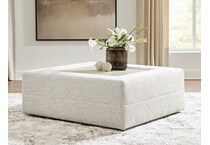stonecraft manor snowstone ottoman   