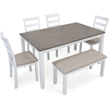 STONEHOLLOW 6-PC DINING SET