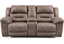 stoneland fossil power reclining loveseat   