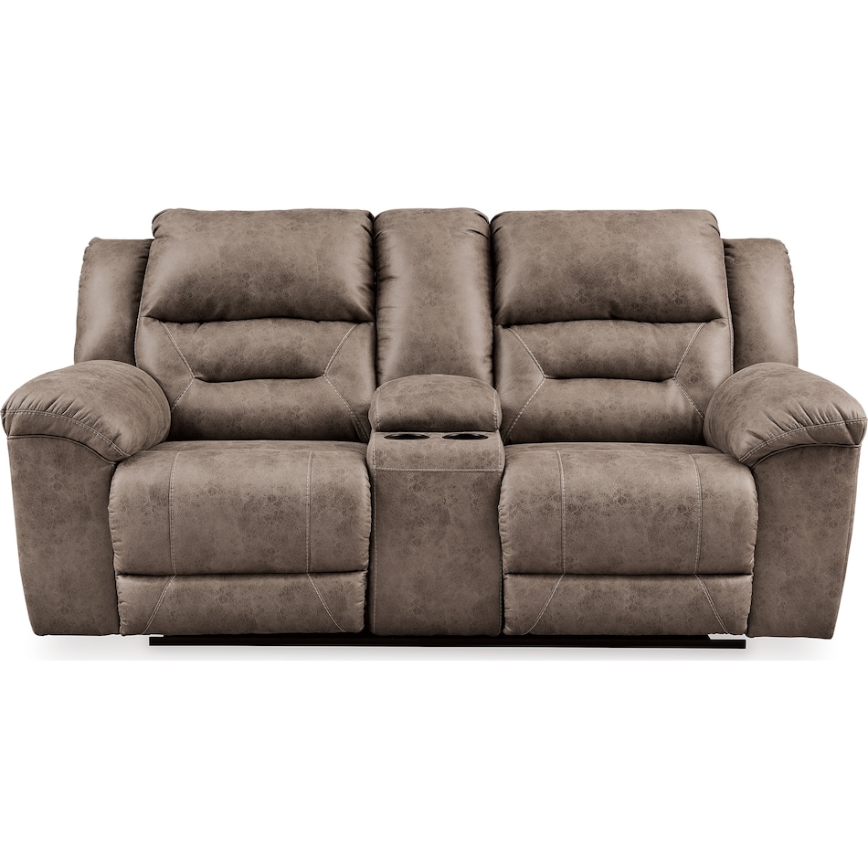 stoneland fossil power reclining loveseat   