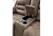 stoneland fossil power reclining loveseat   