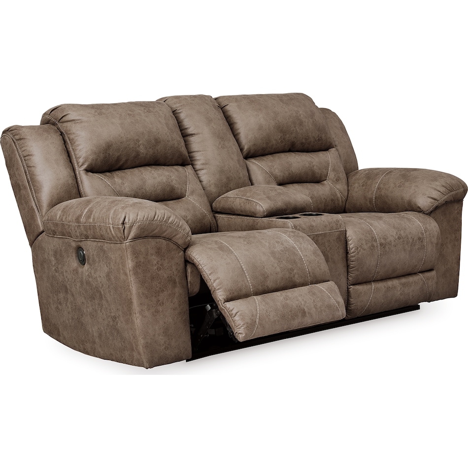 stoneland fossil power reclining loveseat   
