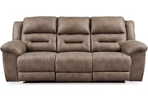 stoneland fossil power reclining sofa   