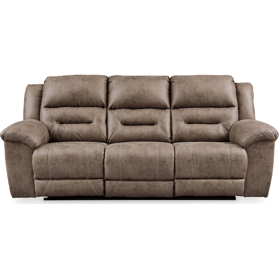 stoneland fossil power reclining sofa   
