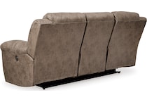 stoneland fossil power reclining sofa   