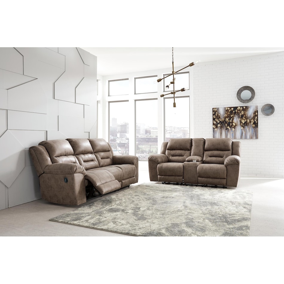 stoneland fossil reclining sofa   