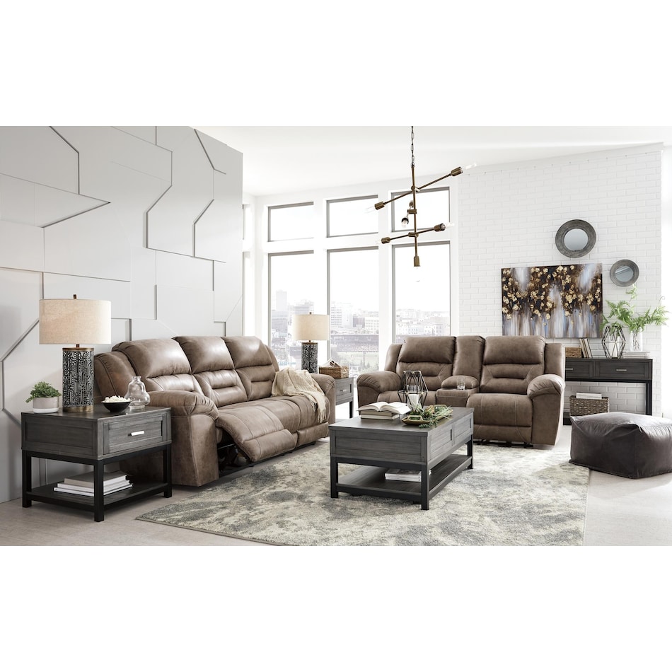 stoneland fossil reclining sofa   