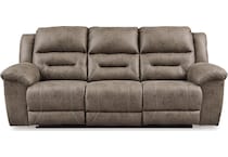 stoneland fossil reclining sofa   