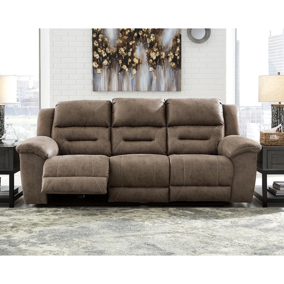 stoneland power reclining sofa   