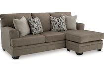 stonemeade nutmeg sofa chaise   