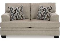 stonemeade taupe loveseat   