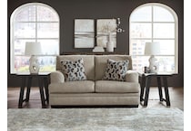 stonemeade taupe loveseat   