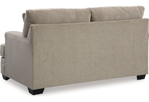 stonemeade taupe loveseat   