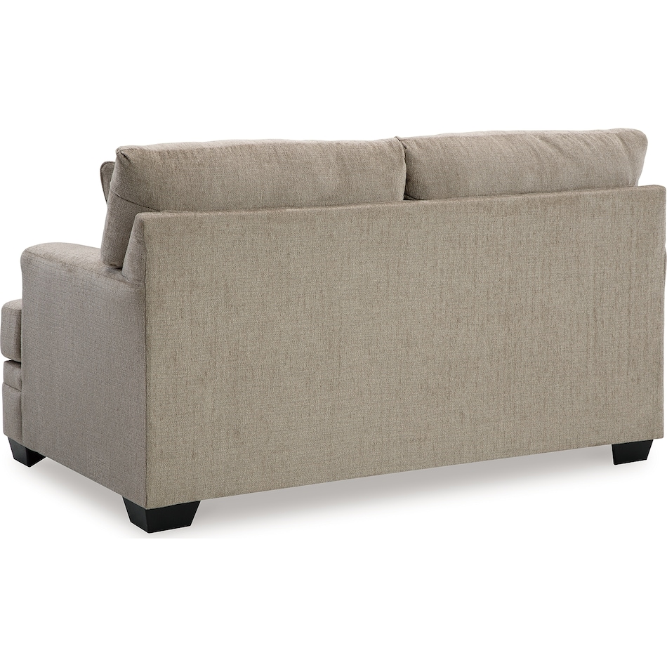 stonemeade taupe loveseat   