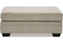 stonemeade taupe ottoman   