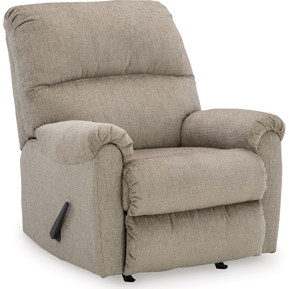 stonemeade taupe recliner   