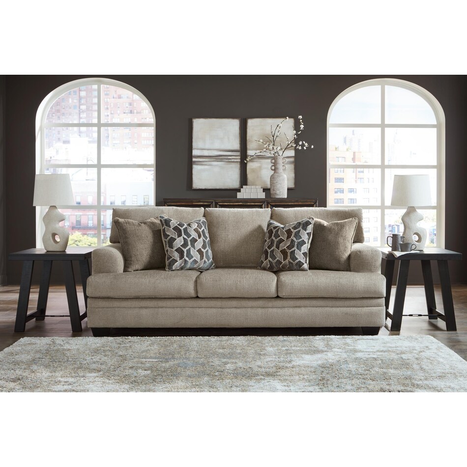 stonemeade taupe sofa   