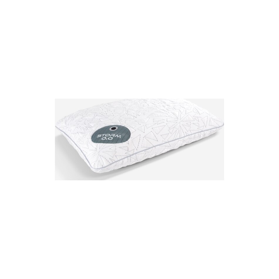 storm  pillow white silver pillow   