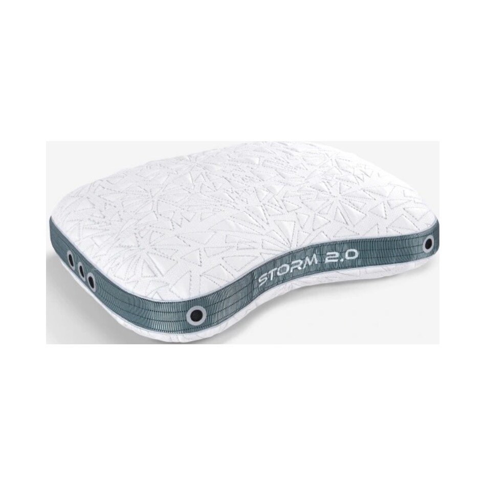 storm cuddle pillow white silver pillow