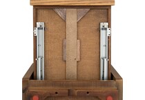 stratton mid brown chairside table   