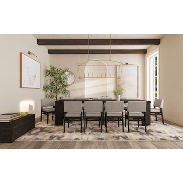 STRETTO TABLE WITH 5 LEAVES