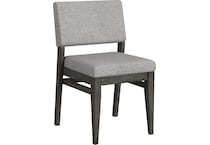 stretto reclaimed chevron side chair   