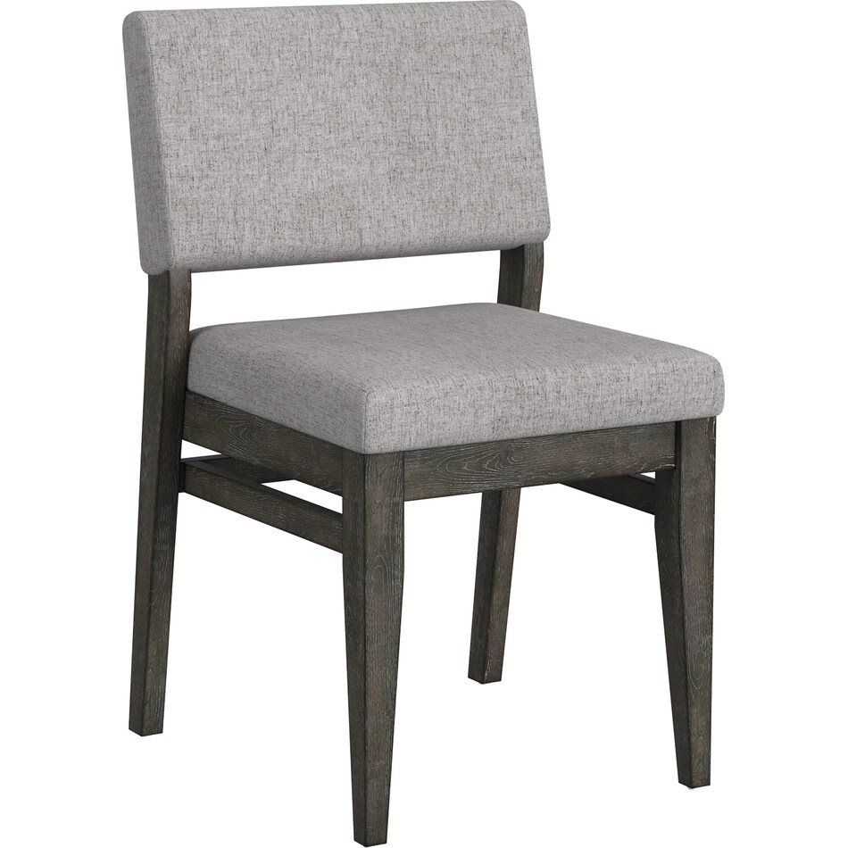 stretto reclaimed chevron side chair   