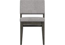 stretto reclaimed chevron side chair   