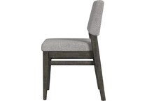 stretto reclaimed chevron side chair   