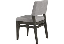 stretto reclaimed chevron side chair   