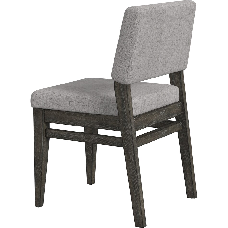 stretto reclaimed chevron side chair   