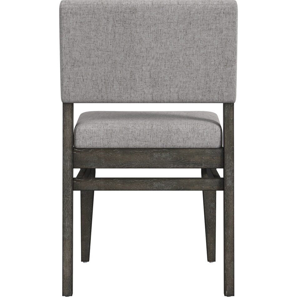 stretto reclaimed chevron side chair   