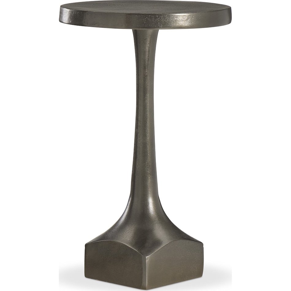 stroud matte graphite end table   