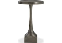 stroud matte graphite end table   